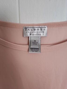 Talbots Blush Pink Petite Smooth Knit Top